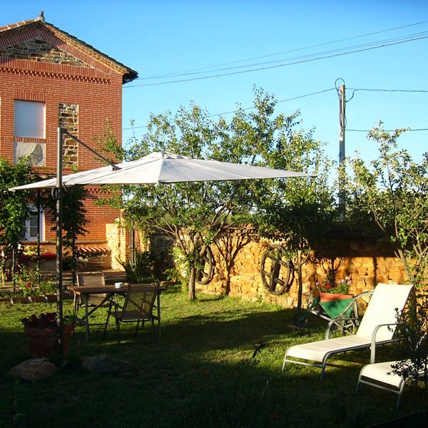 Patio de casa rural