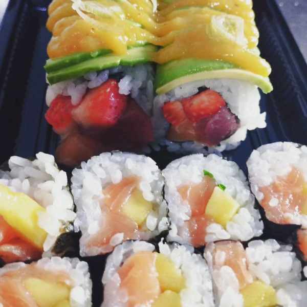 Conjunto de piezas de sushi